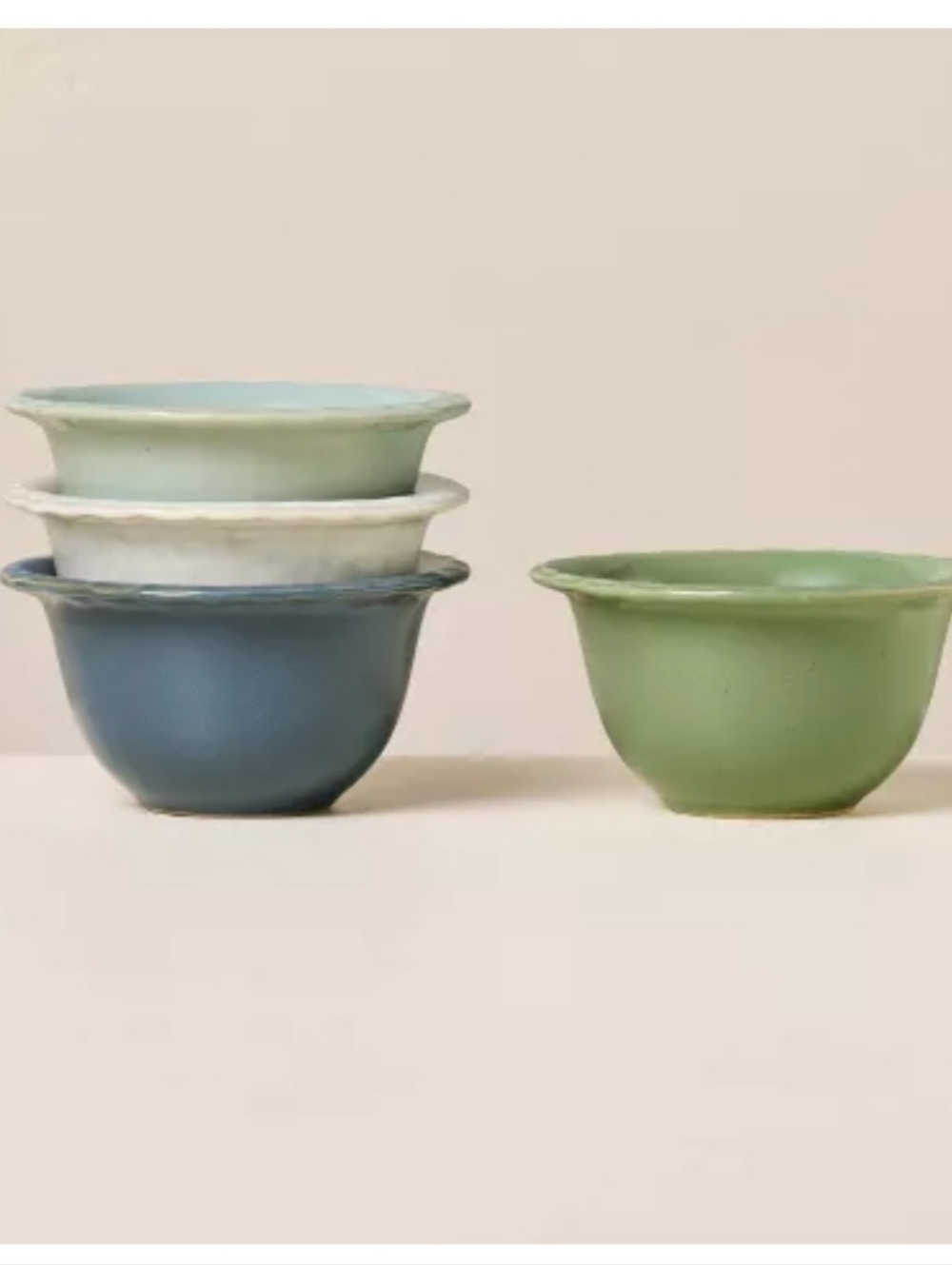 Set of 4 5 fl oz Pinched Edge Mini Bowls - Hearth & Hand™ with Magnolia